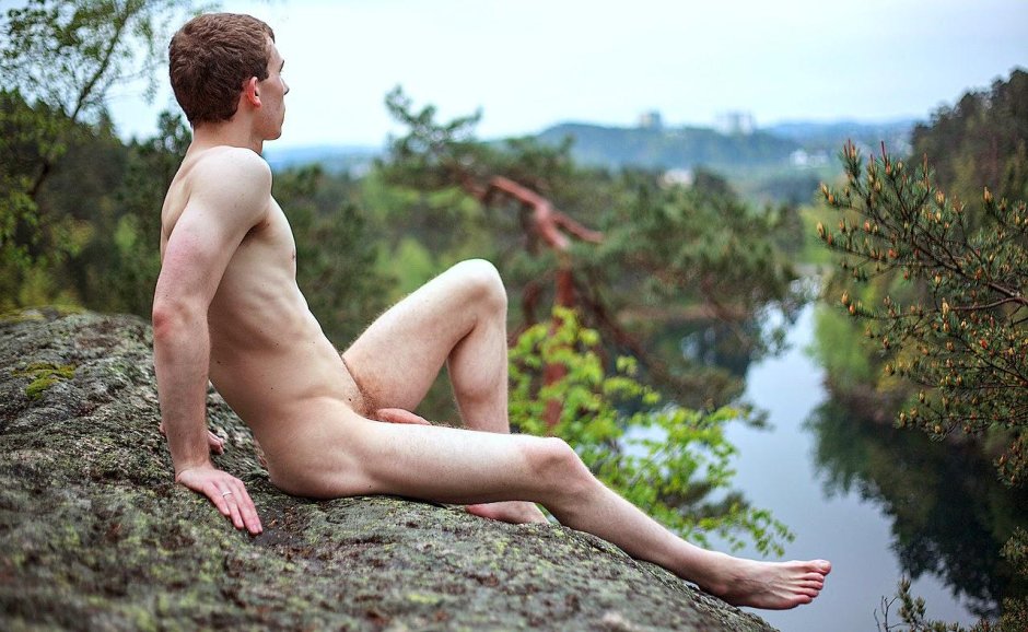 Russian naked guys in nature