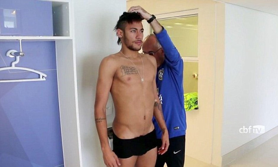 Neymar football player naked