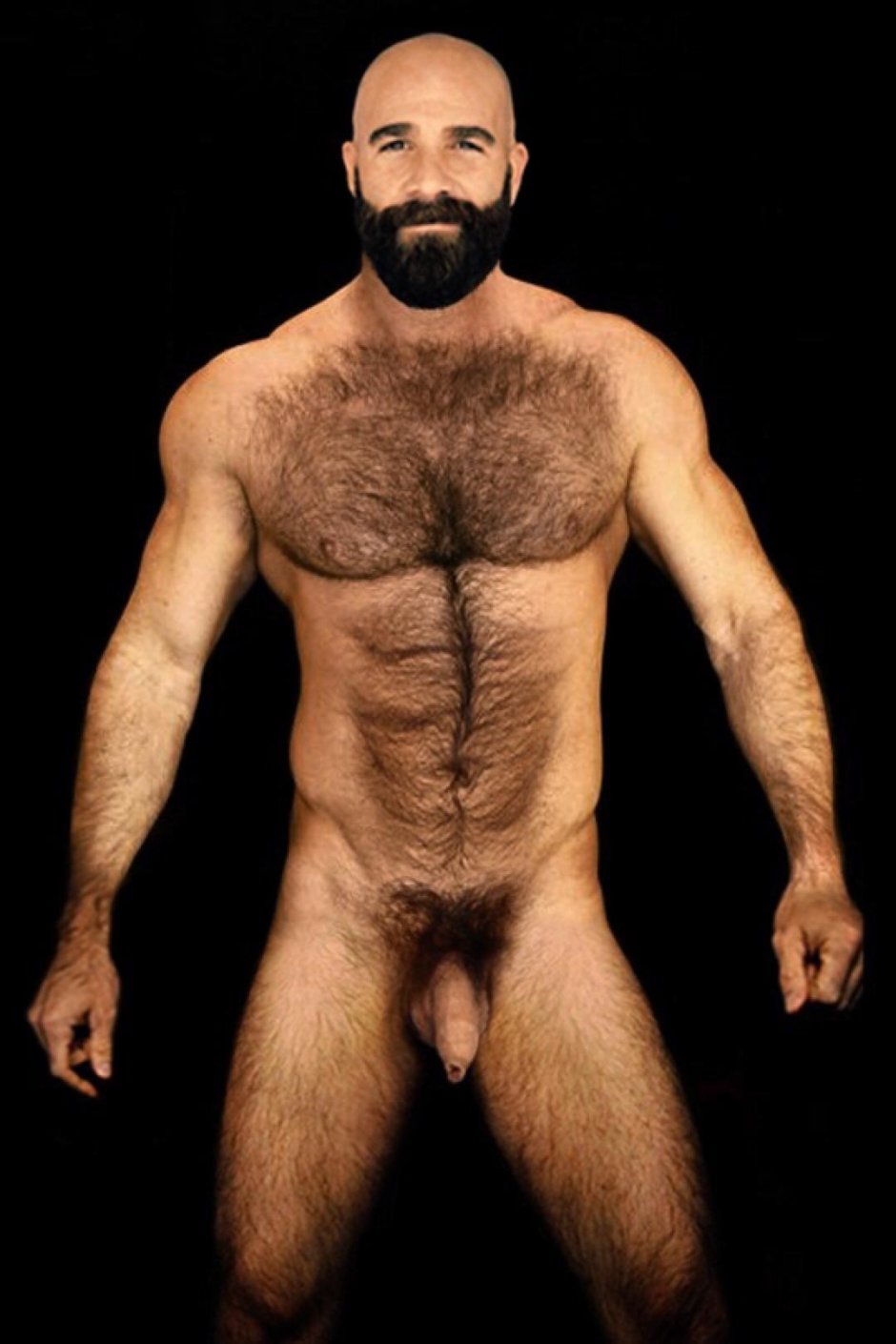 Ben Foster hairy hare naked