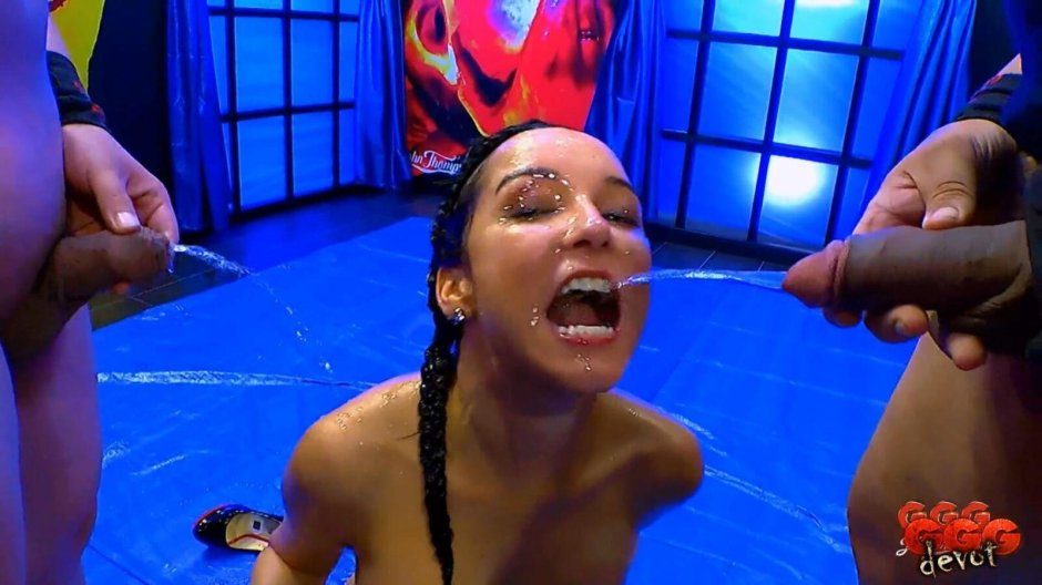 Bukkaka in the GGG studio with Angelina Germany