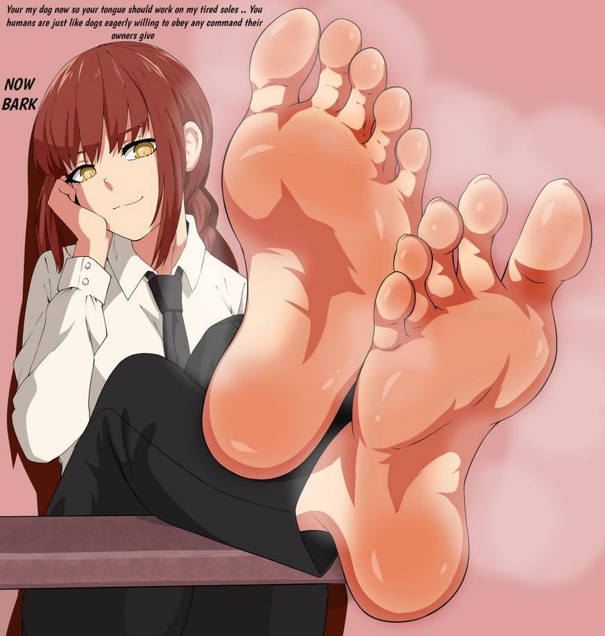 Foot fetish ANime Domination