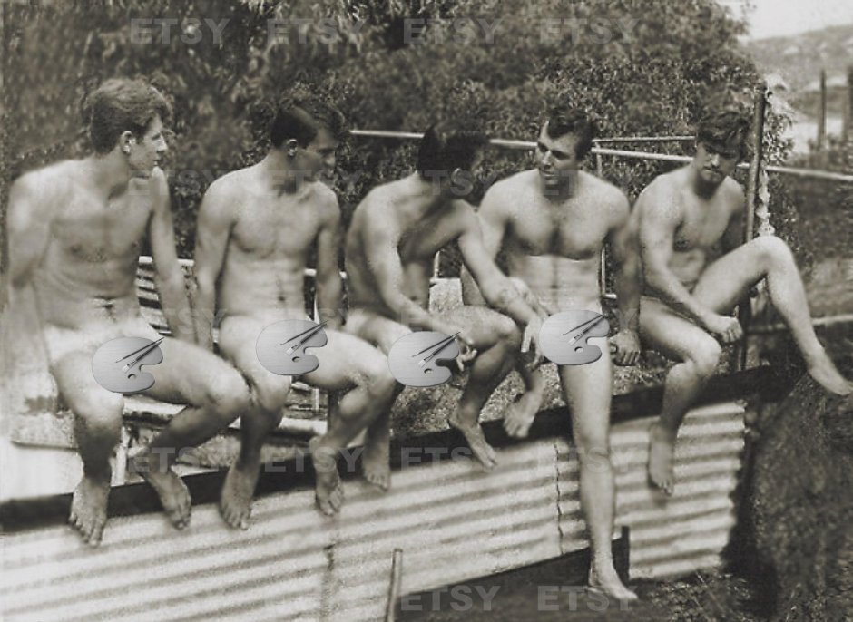 Old pictures of naked men