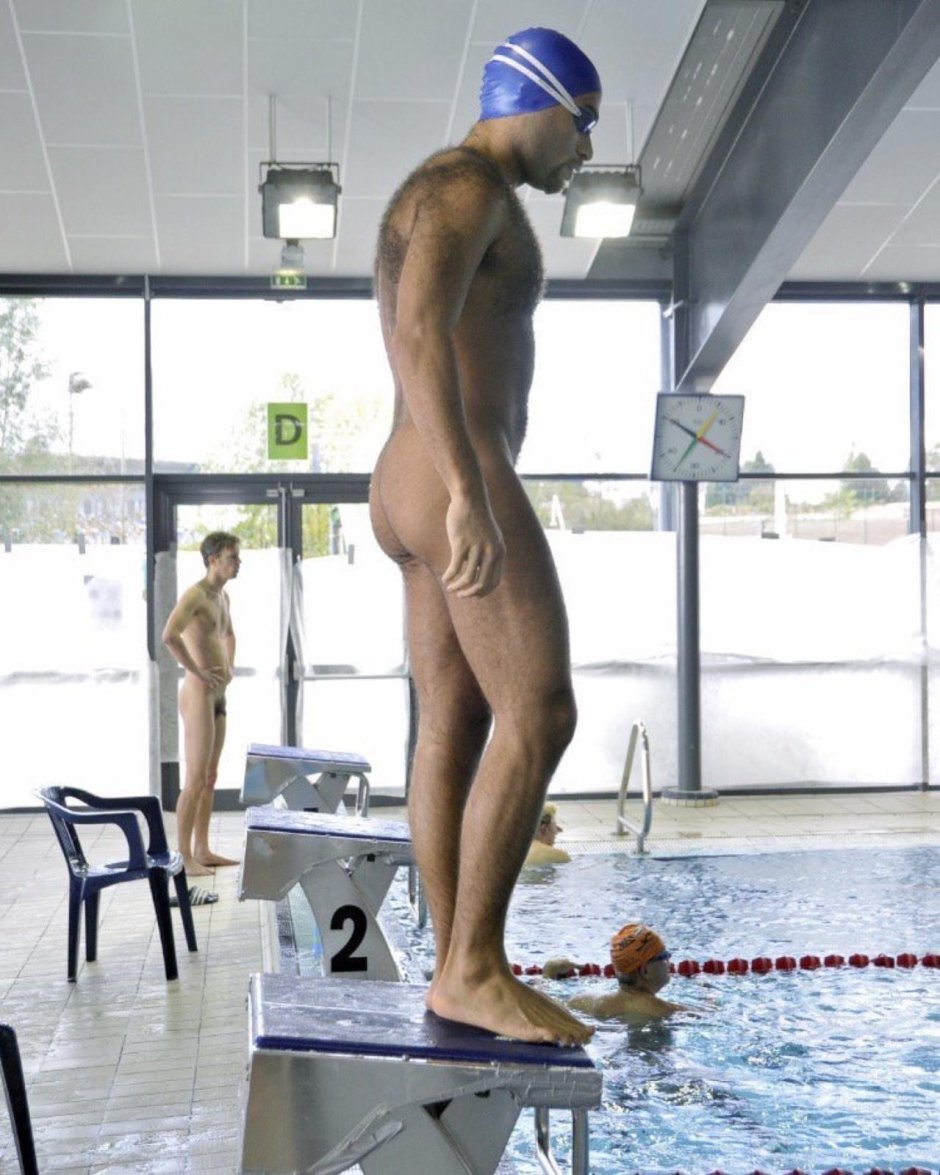 Naked guys swimmers without panties