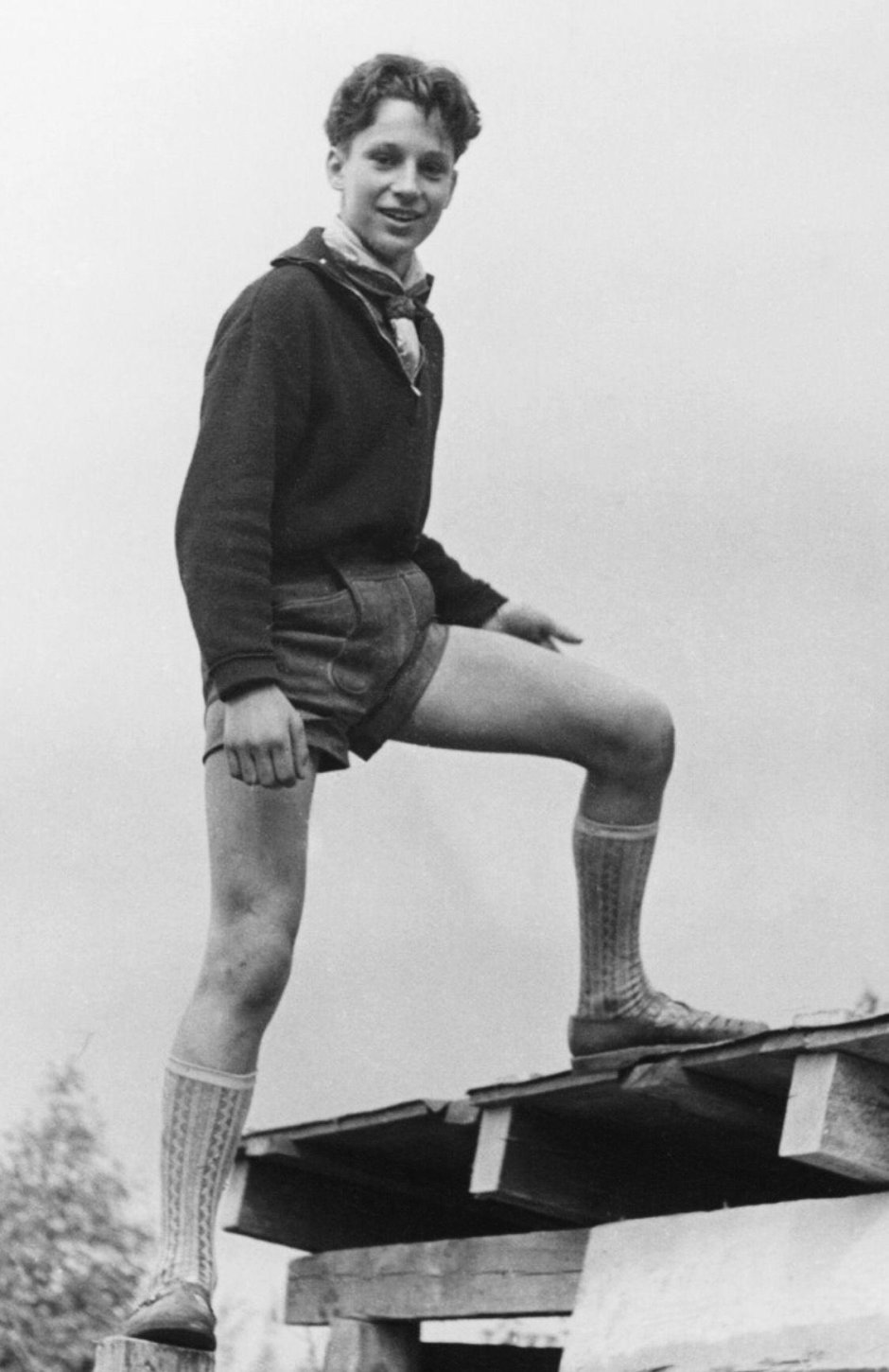 Boys in short shorts