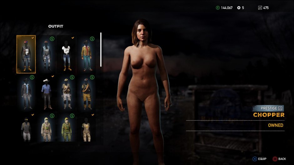Naked Vera Sid from Far Cry 5