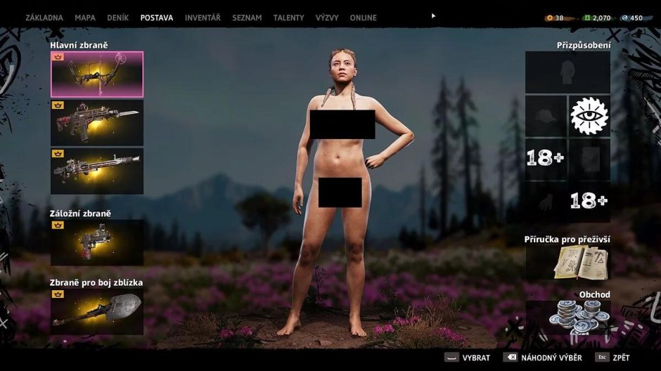 Far Tero 5 Naked characters