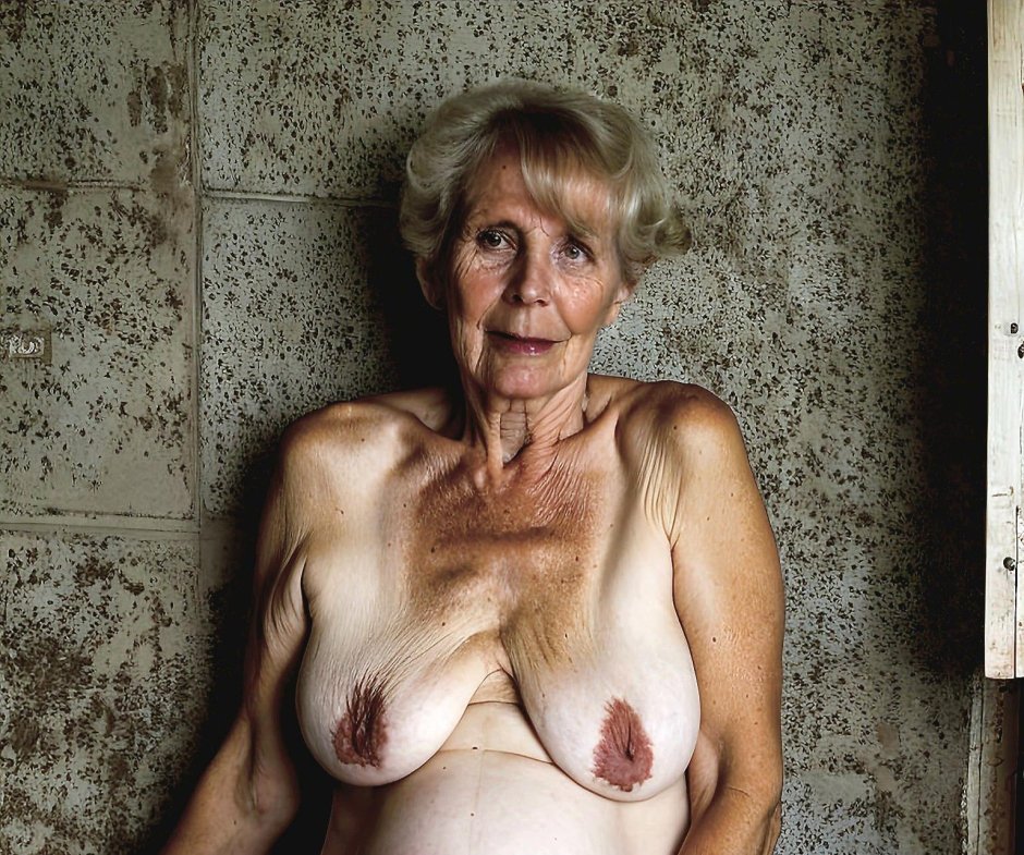 Beautiful naked old women
