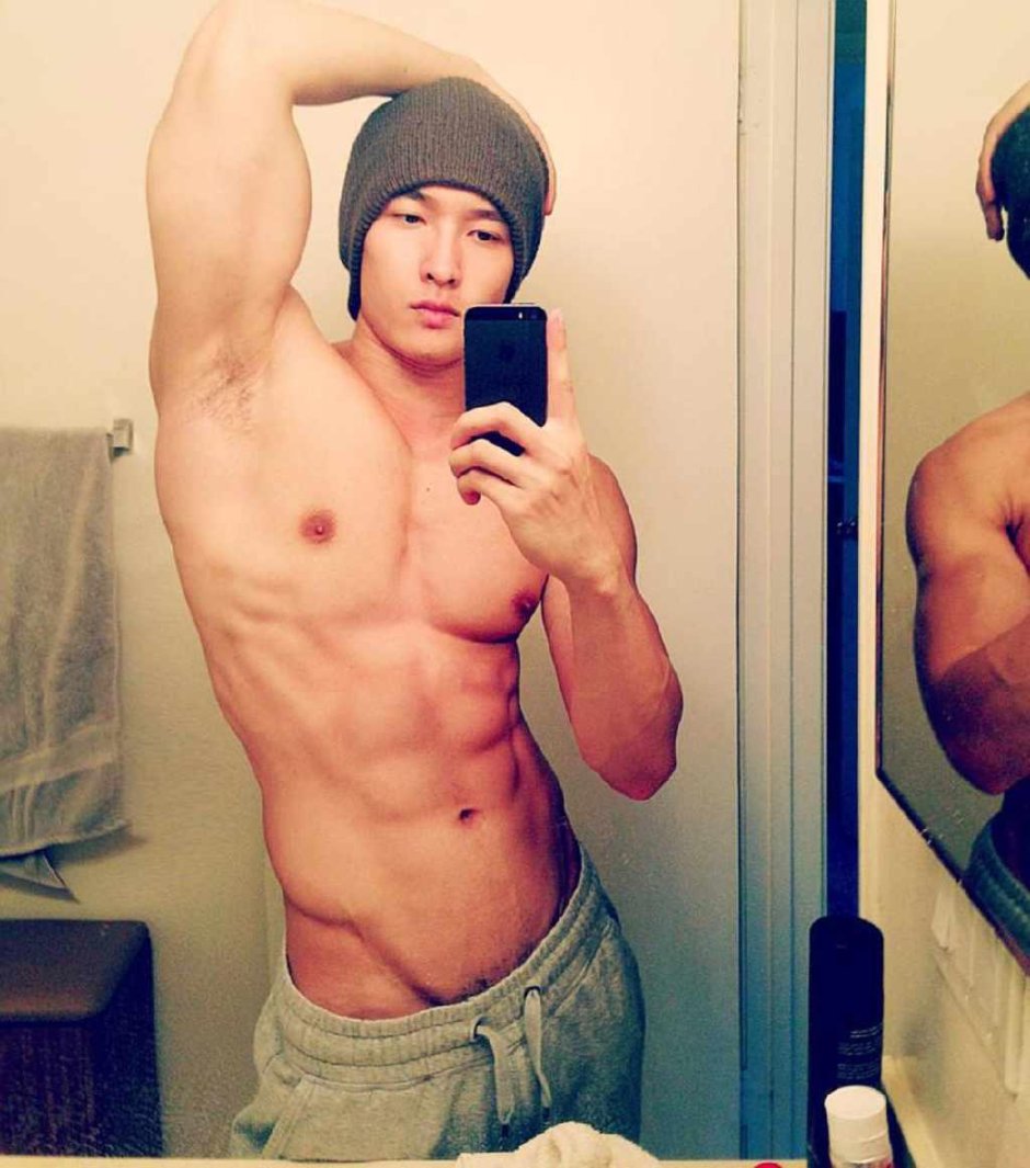 Asian guy selfie