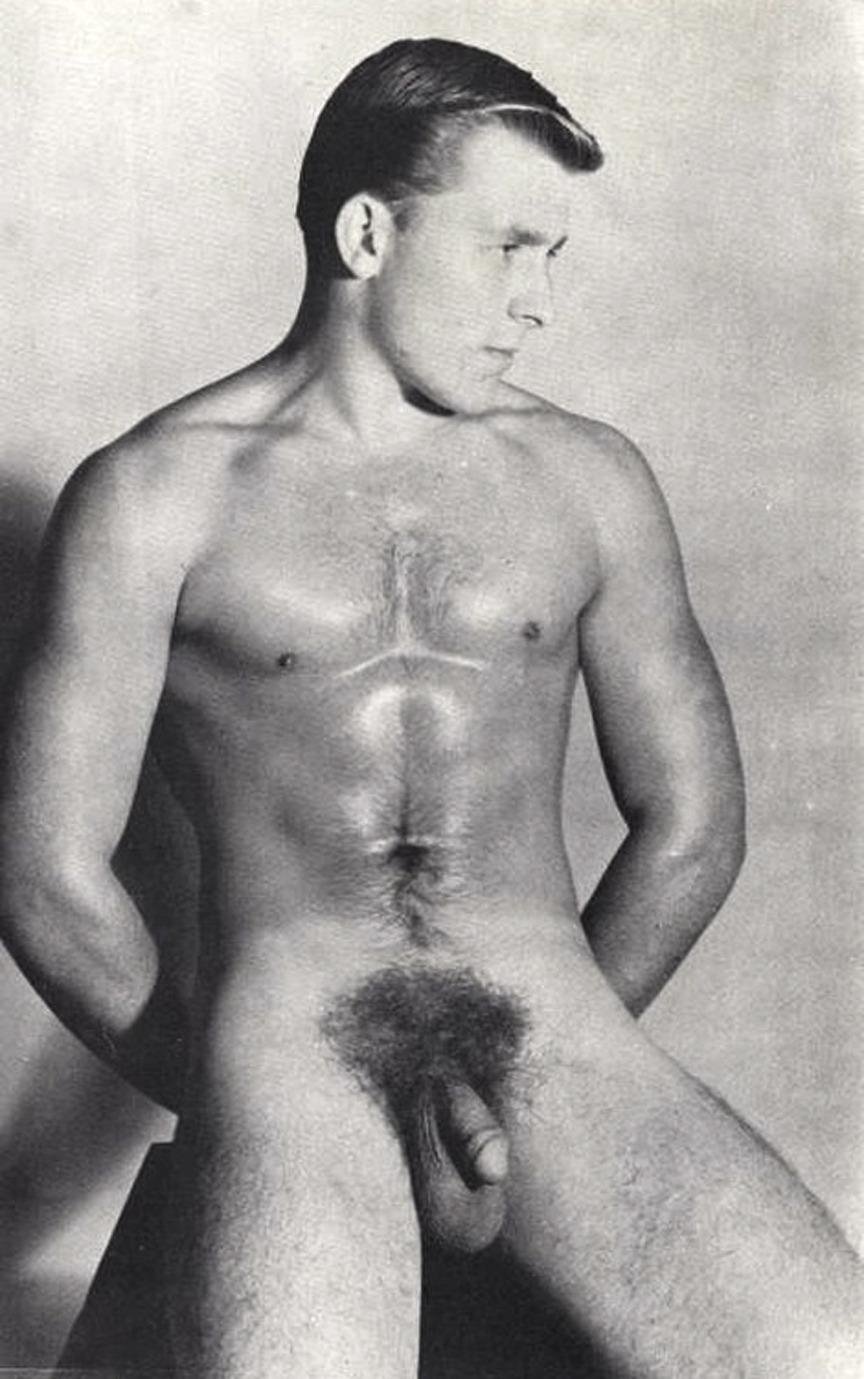 Naked guys young men retro