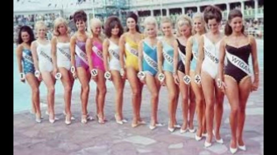 Beauty contest in swimsuits