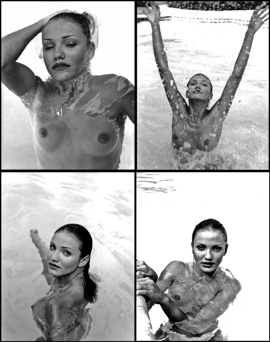 Cameron Diaz in his youth nude