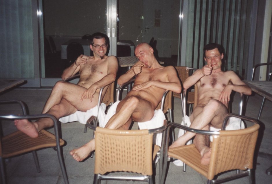 Boys in sauna naked without underwear