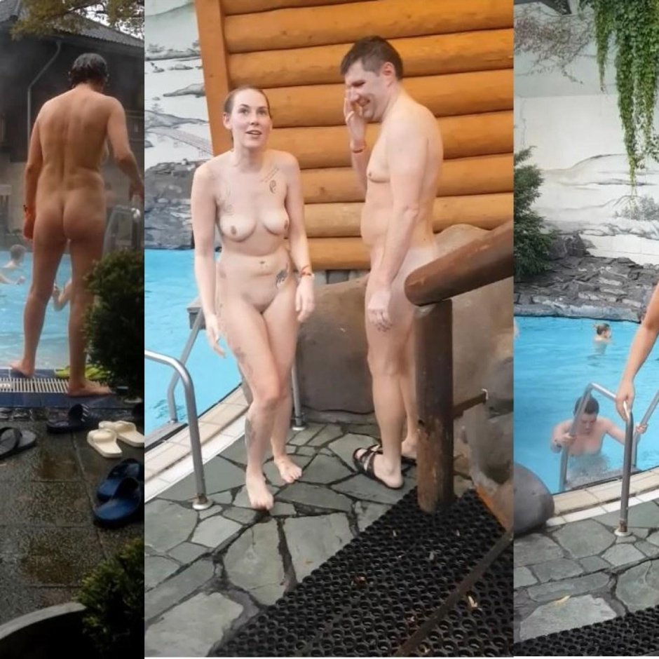 Naked women completely German spa