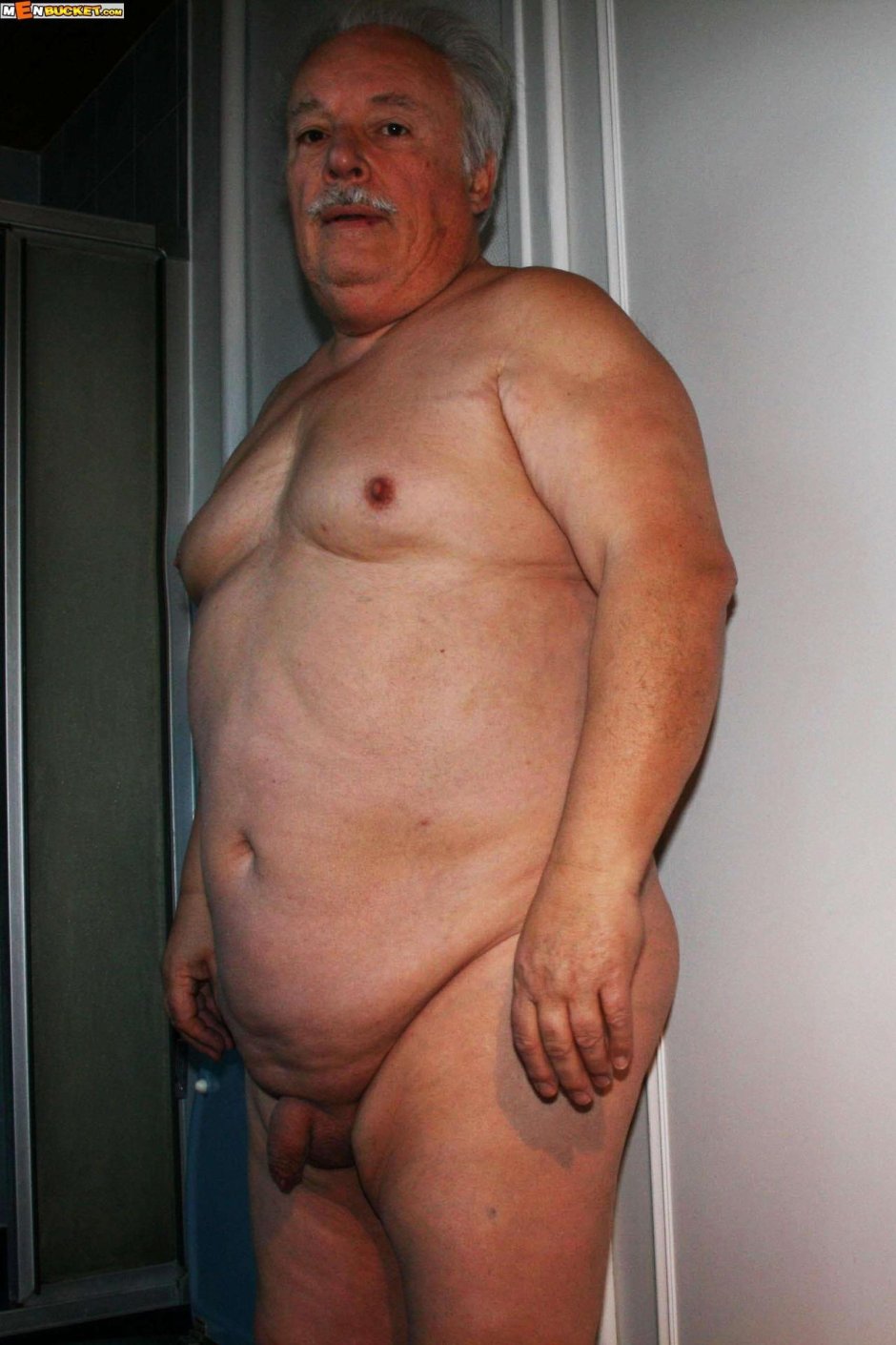 Fat naked old men