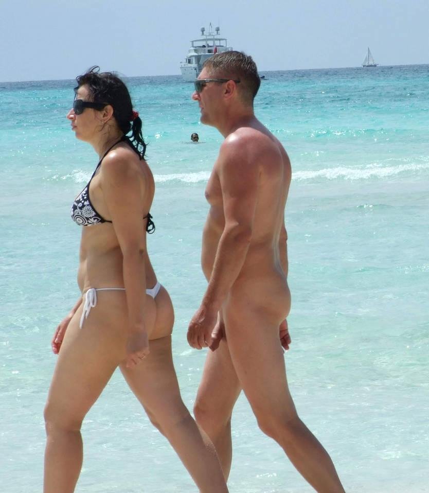 Boys naked on the beach dressed