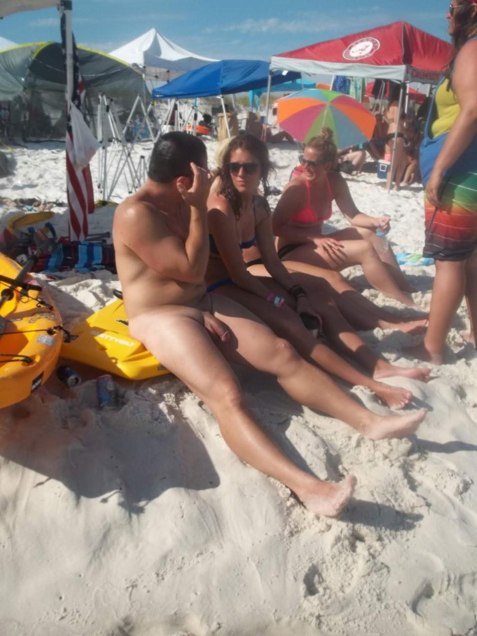 Cfnm on European beaches