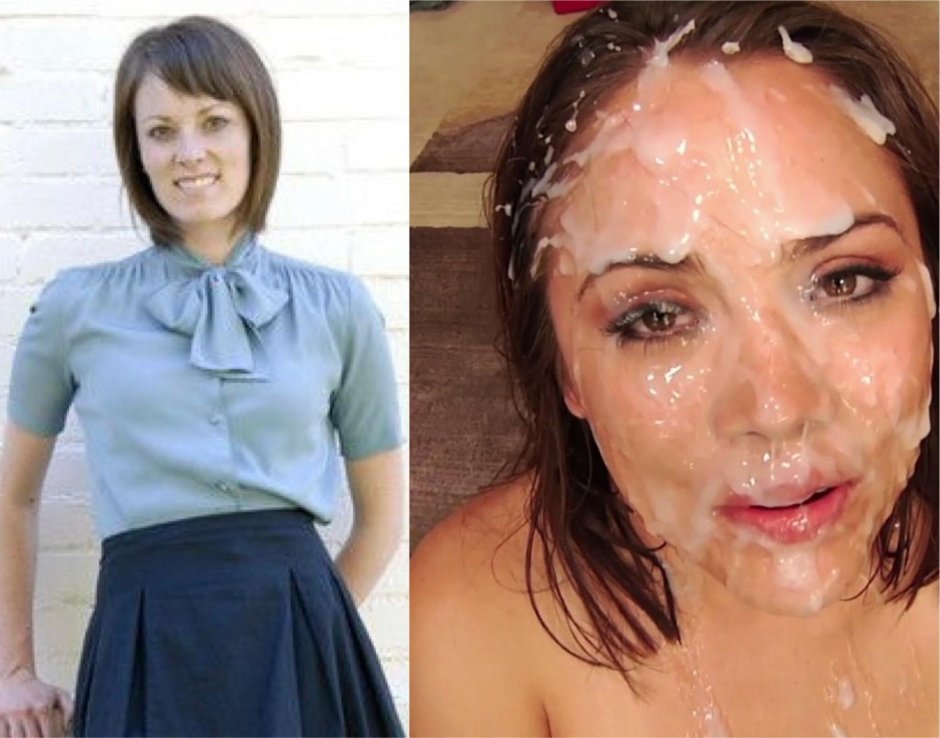 Befory after bukkake Russian Private