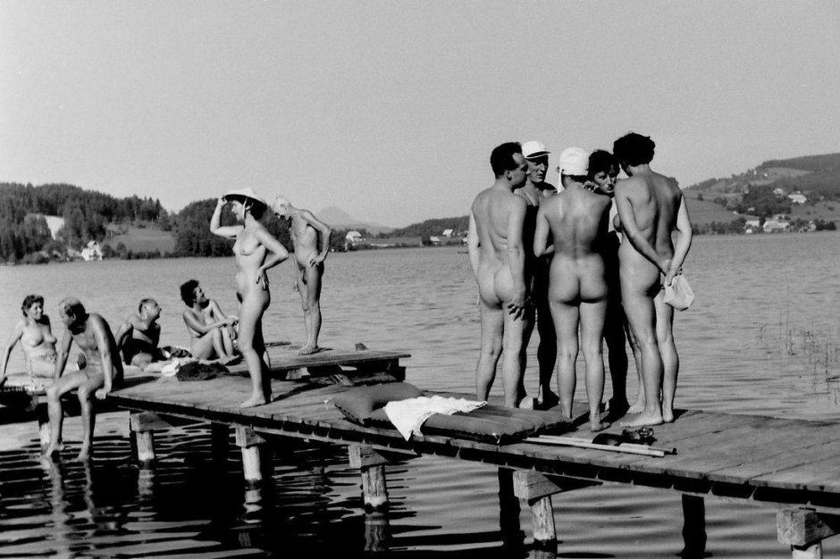 Retro nudist families