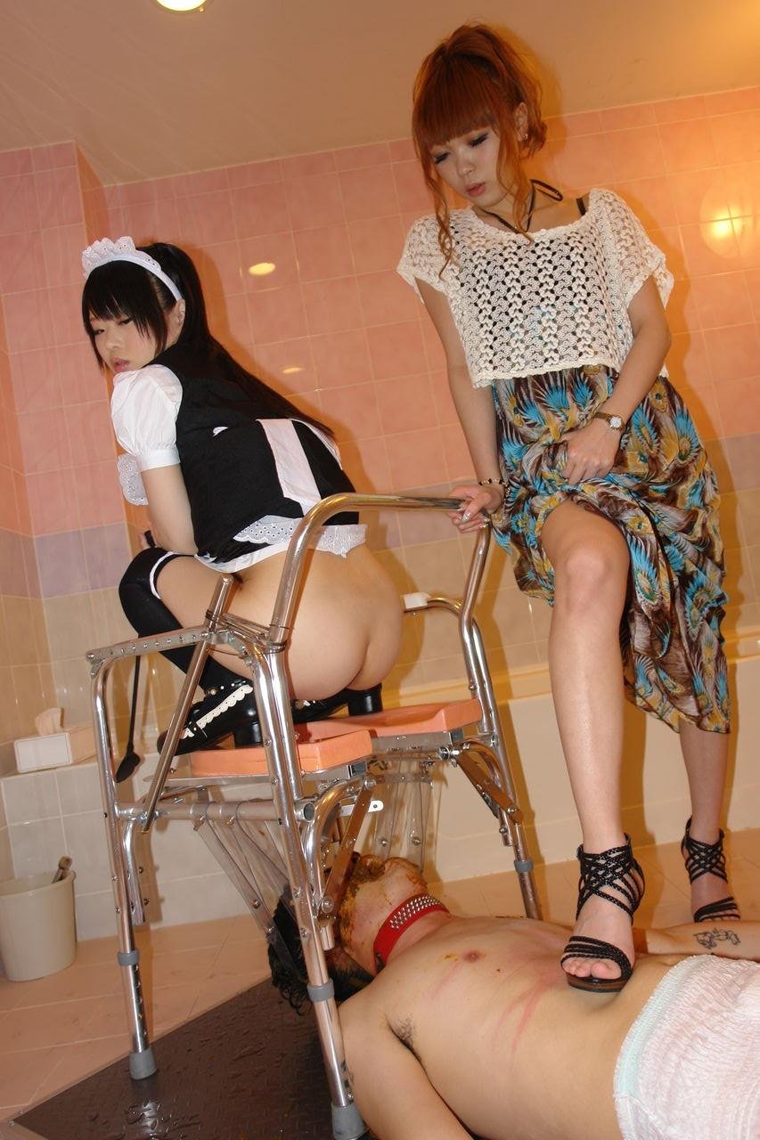 Japanese femdom toilet