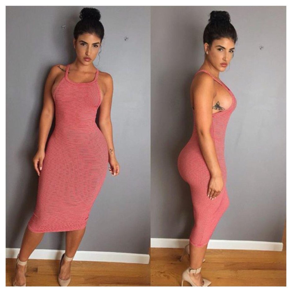 Alyssa Sorto in dress