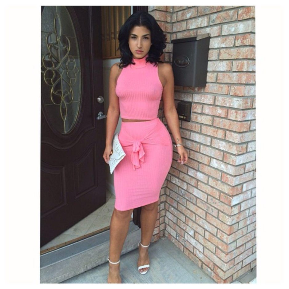 Alyssa Sorto in dress