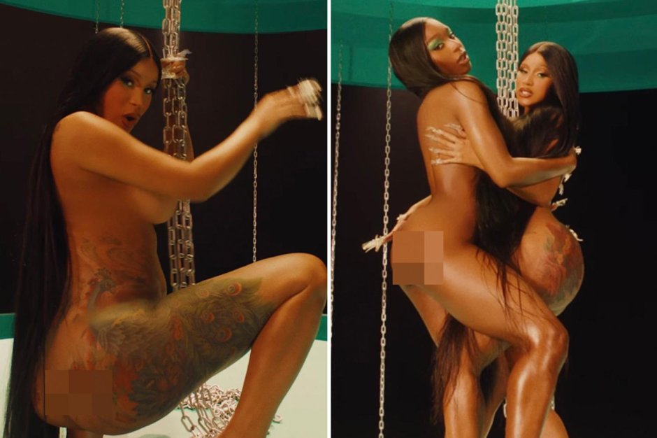 Cardi bi naked striptease