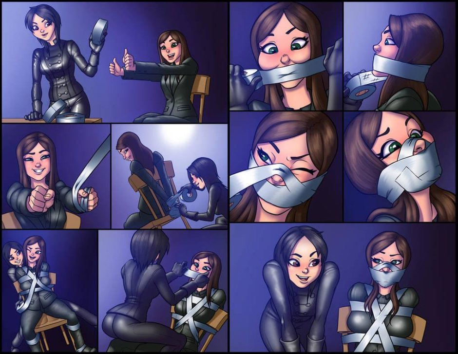 Hentai binding with tape