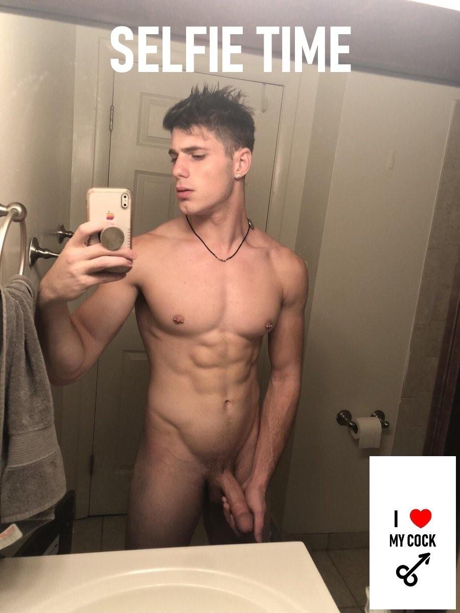 Erotic selfie of the guys