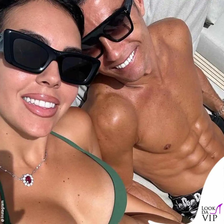 Critian Ronaldo with a girl