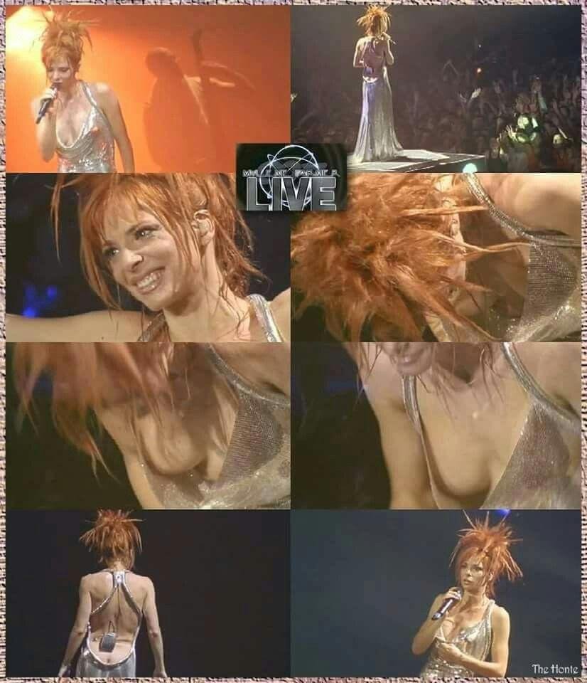 Naked singer Milena Farmer