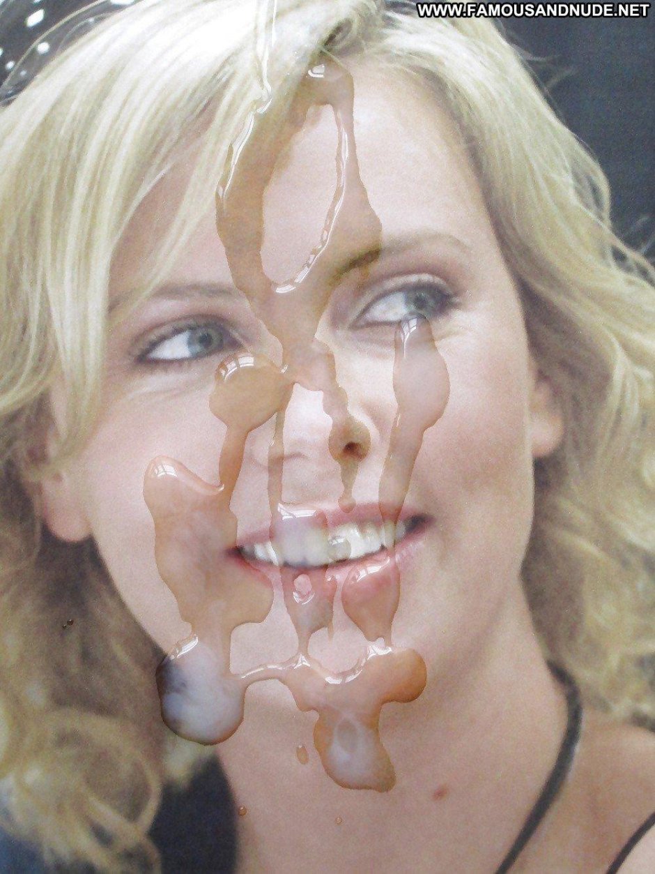 Cumshot on a photo of celebrity