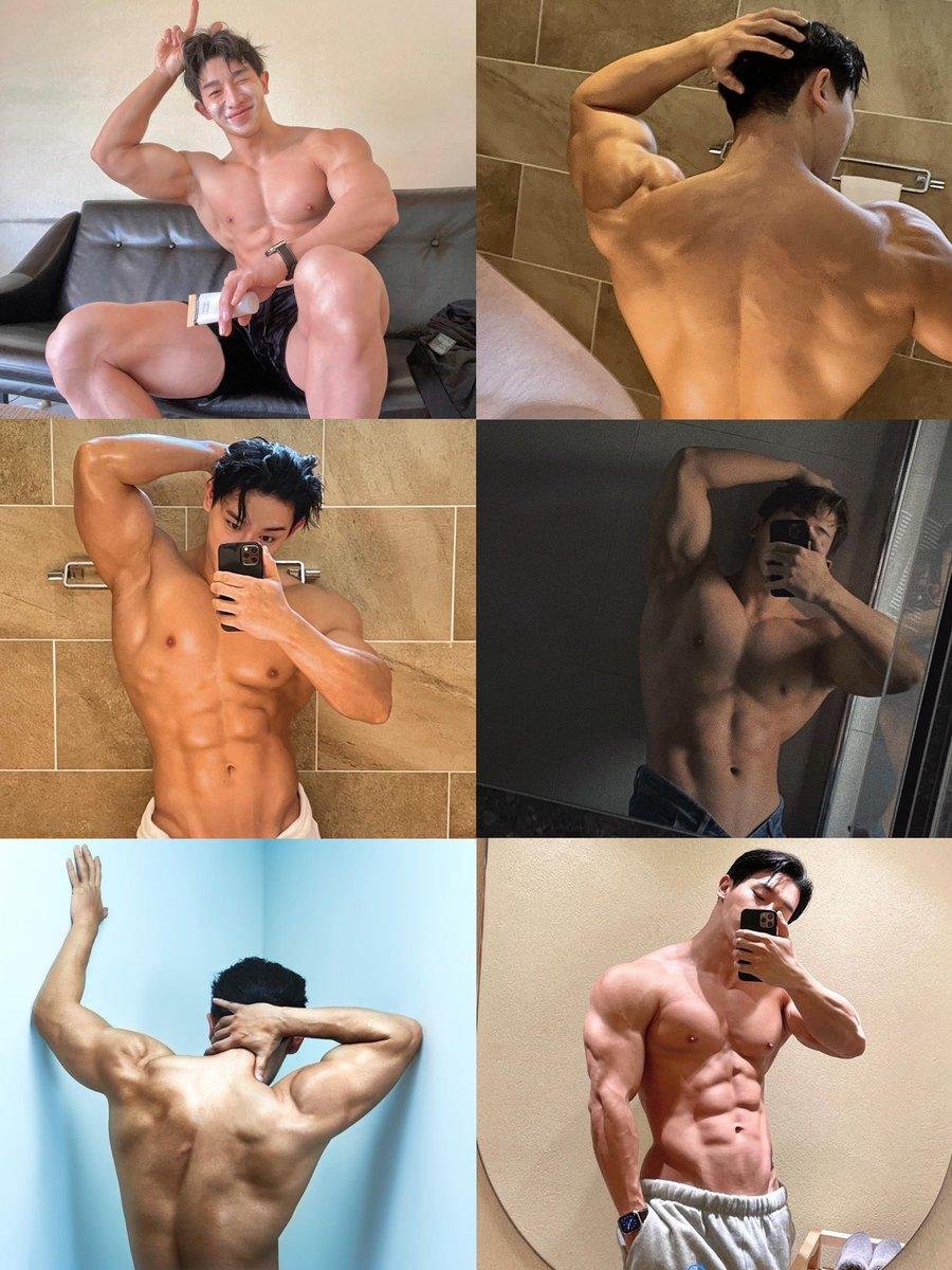 Wonho photos from Instagram in the shower