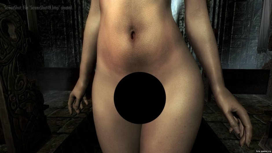 Skyrim Nude Mod with vagina physics