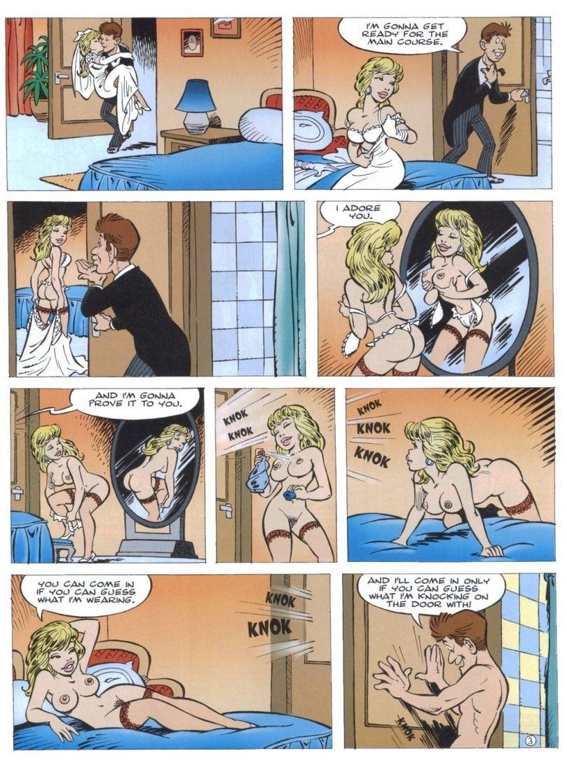 Erotic comics from magazines