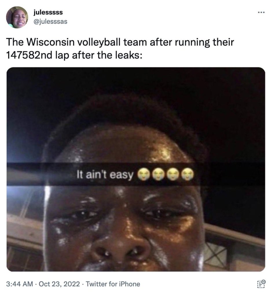 Wisconsin Volleyball Team leak