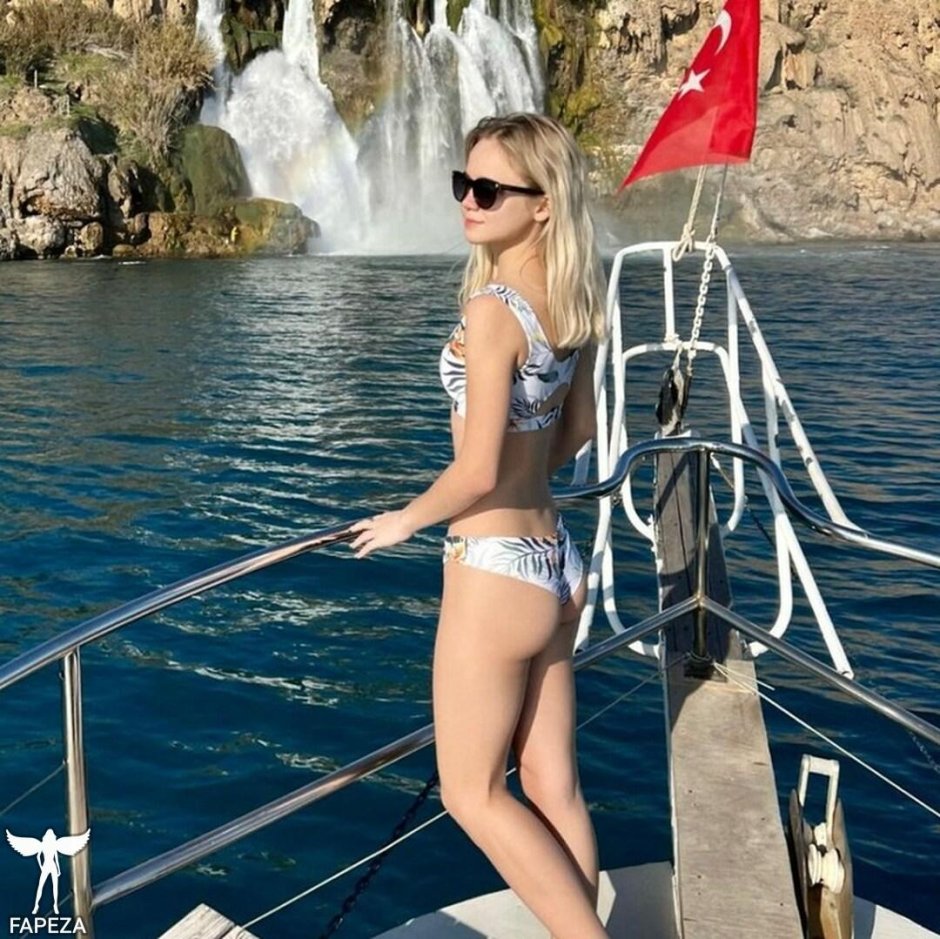 Girl on a yacht