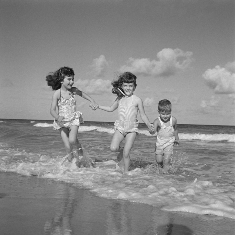 Soviet children at sea