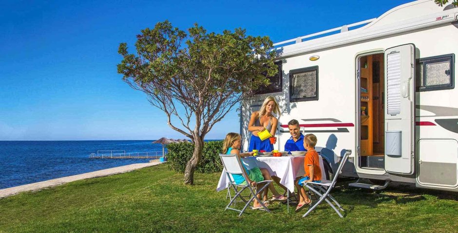 Family Naturist camping