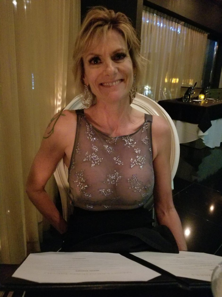 Wicked mature Ladies in see through Blouses