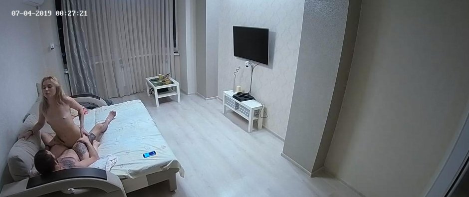 Chubby blonde Voyeur House