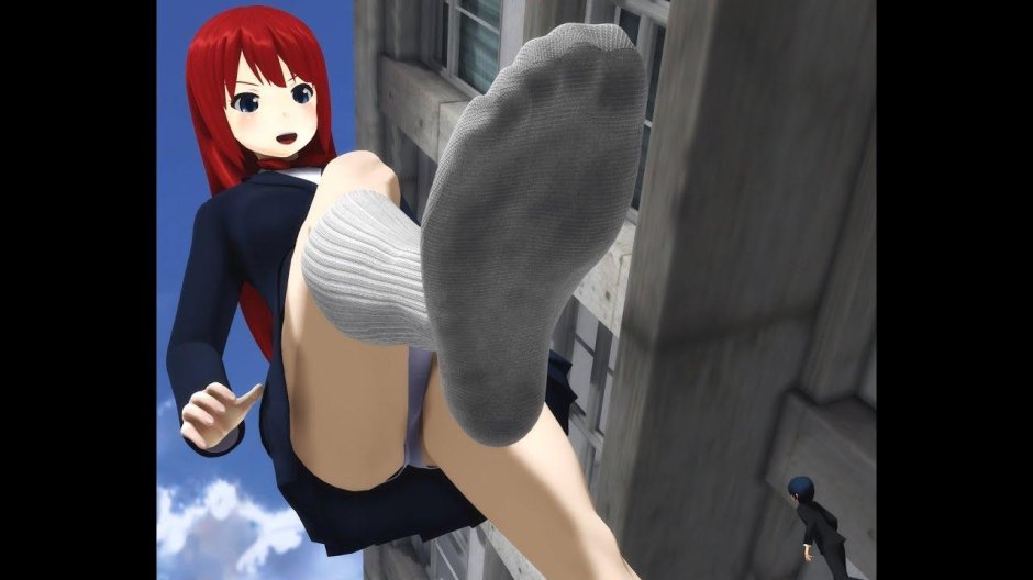 Anime Guyanstess Feet MMD