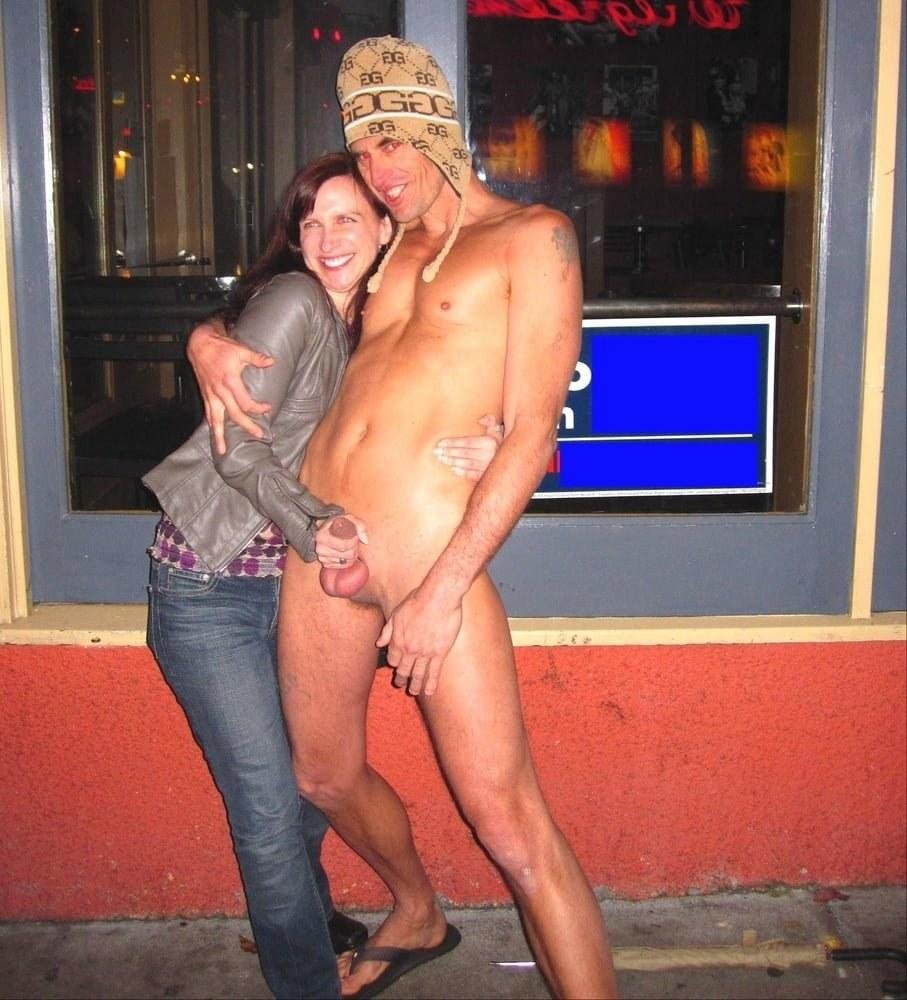 Naked men dressed women