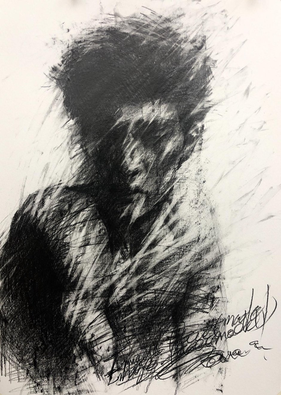 Armenian paintings with a pencil