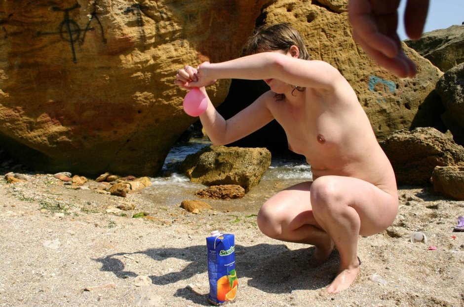 Holozhopik on the beach