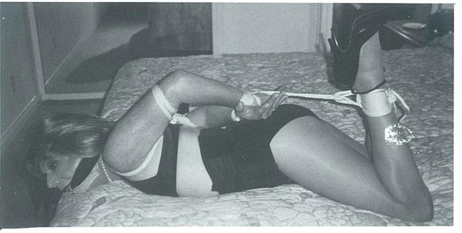 Bdsm Bondage in retro lingerie
