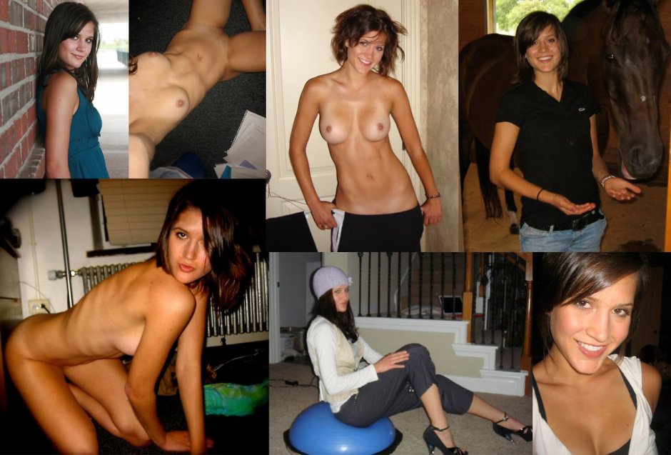 Girls dressed and stripped