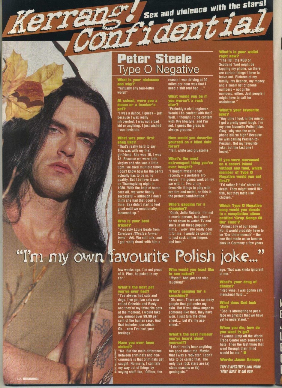 Type o Negative Peter Style