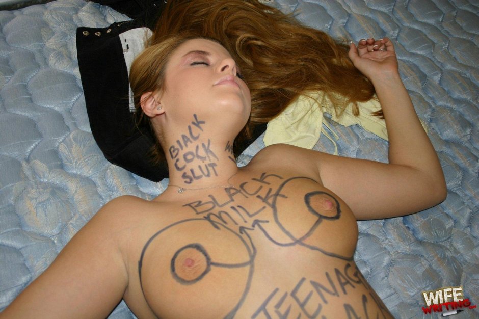 Decorated naked women