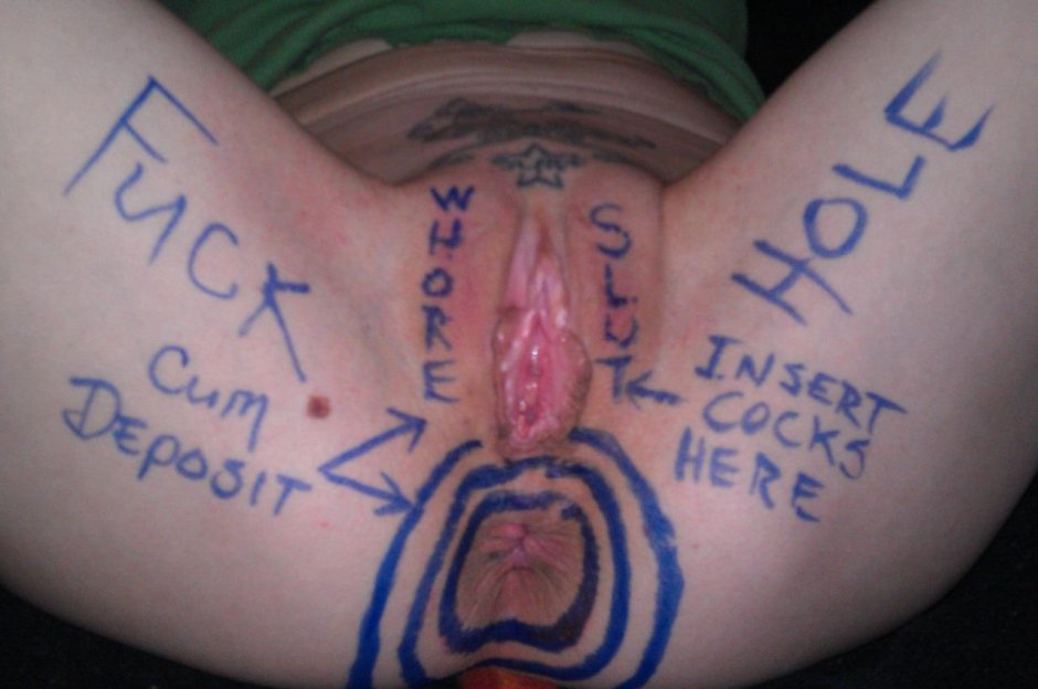 Schoolgirls Body Writing Naked