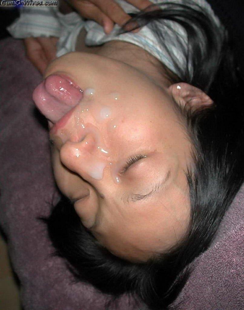Cumshots on amateur face